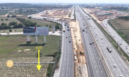 ขายที่ดิน - ขายที่ดินศรีราชาเนื้อที่ 30-1-43ไร่ ติดถนนมอเตอร์เวย์ กม.93ใกล้จุดพักรถ มอเตอร์เวย์ M7 ต.สุรศักดิ์ อ.ศรีราชา จ.ชลบุรี