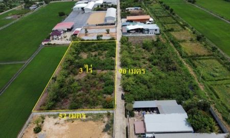 ขายที่ดิน - ขายที่ดิน 3 ไร่ ถูกมาก คลองขุนศรี ไทรใหญ่ นนทบุรี เหมาะทำโกดัง ออฟฟิศ