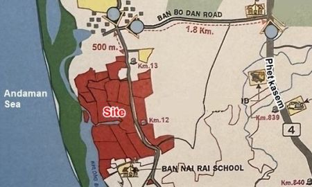 ขายที่ดิน - ที่ดินติดหาดบ่อดาน ผืนใหญ่ 603 ไร่ พังงา สำหรับผู้บุกเบิกโครงการใหญ่