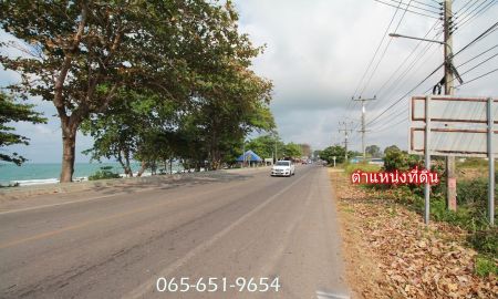 ขายที่ดิน - ขายที่ดินริมทะเล 5-2-46 ไร่ ติดหาดแม่รำพึง ระยอง แปลงสวย ติดถนน 3 ด้าน เหมาะพัฒนาโครงการ