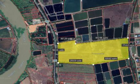 ขายที่ดิน - เนื้อที่ ตำบลบางกระเจ็ด อำเภอบางคล้า ฉะเชิงเทรา ที่นา 67-2-93 ไร่