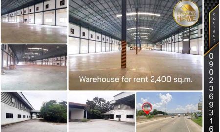 ให้เช่าโรงงาน / โกดัง - โกดัง 2,400 ตร.เมตร ถ.ฉะเชิงเทรา-กบินทร์บุรี (ทล.304) เยื้องทางเข้าวัดเสม็ดเหนือ บางคล้า