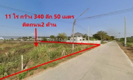 ขายที่ดิน - ขายที่ดินเปล่าในซอยเลียบคลองมหาโยธา เนื้อที่ 11 ไร่ ที่ดินสีม่วง ใกล้ถนน 346 ตำบล คูบางหลวง ลาดหลุมแก้ว ปทุมธานี