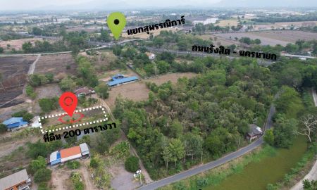 ขายที่ดิน - ขายที่ดิน 200 ตร.ว. ใกล้ถนนรังสิต - นครนายก ใกล้เมือง มีโฉนด ขายถูก