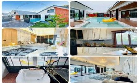 ขายบ้าน - Pool Villa พัทยา ใกล้อ่างมาบประชัน600 เมตร 3 นอน 4 น้ำ ที่ดิน 100 ตรว. พัทยา บางละมุง ชลบุรี