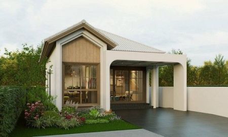 ขายบ้าน - ขายบ้านเดี่ยวชั้นเดียว ขนาด 45ตรว สไตล์นอดิก บ้านใหม่มือ1 ซอยโรงน้ำพริก ศรีราชา ชลบุรี