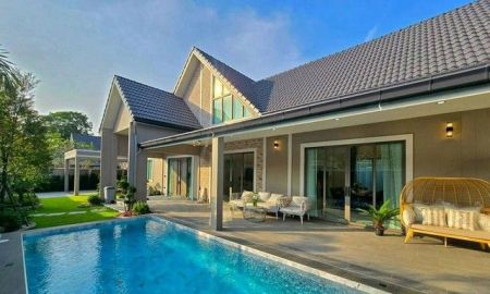 ขายบ้าน - บ้านพูลวิลล่าโครงการใหม่ ใกล้อ่างมาบประชัน บรรยากาศธรรมชาติ