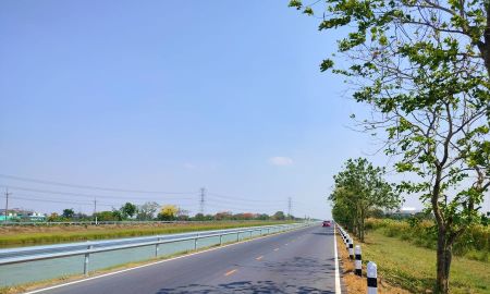 ขายที่ดิน - ที่ดินติดคลองประปาสวย 1 ไร่ หน้ากว้างสวย 44 เมตร