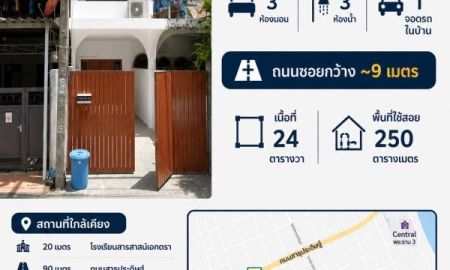 ให้เช่าทาวน์เฮาส์ - ให้เช่า Townhouse 4 ชั้น 3 ห้องนอน 3 ห้องน้ำ ซอยสาธุประดิษฐ์ 26