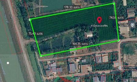 ขายที่ดิน - ขายที่ดินพร้อมสิ่งปลูกสร้าง ขนาด8-0-75.2ไร่ ถนนเลียบคลองประปามหาสวัสดิ์ บางคูรัด ราคาพร้อมคุย