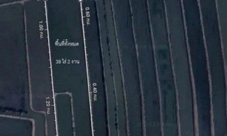 ขายที่ดิน - ขายที่ดินแปลงใหญ่ 38-2-0 ไร่ พระสมุทรเจดีย์ สมุทรปราการ ติดถนนเลียบคลองสรรพสารมิต เดินทางสะดวก เข้า ออกได้หลายเส้นทาง