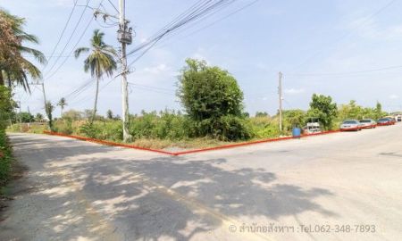 ขายที่ดิน - ขายที่ดินทำเลทอง ต.คลองใหม่ สามพราน นครปฐม ติดถนน 2 ด้าน