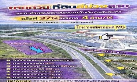 ขายที่ดิน - ขายที่ดินสีม่วง ถนน331 ศรีราชา เนื้อที่ 37 ไร่ เหมาะสร้างโรงงาน เขาคันทรง ศรีราชา ชลบุรี 20110