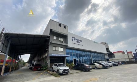 ให้เช่าโรงงาน / โกดัง - ให้เช่าโกดัง/โรงงาน 5 ไร่ บางนา ตราด กม.19 ม. โรงงานสูง 15 17 ม. ขอ รง.4 ได้ รถเทรลเลอร์เข้า-ออกได้