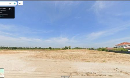 ขายที่ดิน - ขายที่ดินสีม่วงเข้ม ถนนบางนาตราด กม.23 เนื้อที่ 43-0-59 ไร่ ถนน คสล.สายบ้านคลองสำโรง อ.บางเสาธง จ.สมุทรปราการ