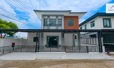 ขายบ้าน - ขายบ้านเดี่ยว 2 ชั้น หลังมุม หมู่บ้านพร้อมพัฒน์ 1 ทำเลหทัยราษฎร์ มีนบุรี บ้านสวยสไตล์โมเดิร์น เรียบหรู ดูแพง ฟังก์ชันครบ