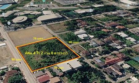 ขายที่ดิน - ขายที่ดิน ใกล้ มหาวิทยาลัยรังสิต เนื้อที่ 4 ไร่ 2 งาน