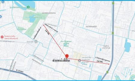 ขายที่ดิน - ขายถูกต่ำกว่าราคาตลาดที่ดินถนนเฉลิมพระเกียรติ ร.9 ซอย28 เนื้อที่ 385 ตารางวา แขวงดอกไม้ เขตประเวศ กรุงเทพฯ 10250
