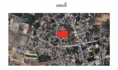 ขายที่ดิน - ขายที่ดินเปล่า 6-3-05.0 ไร่ หน้ากว้าง 97.00 เมตร ความลึกอยู่ที่ 122.50 มีสภาพที่ดินเสมอถนน จังหวัดชลบุรี