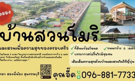 ขายที่ดิน - ที่ดินแบ่งขาย ที่ อ.สองพี่น้อง จ.สุพรรณบุรี สวยงาม พร้อมสร้างบ้าน เจ้าของขายเอง