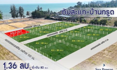 ขายที่ดิน - ขายที่ดินวิวทะเล หาดแหลมกุ่ม อ.ทับสะแก จ.ประจวบคีรีขันธ์