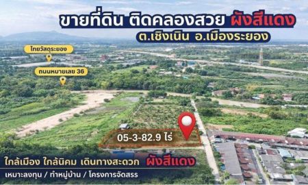 ขายที่ดิน - ขายที่ดินทำเลทองเชิงเนิน 5 ไร่ ติดถนนคอนกรีตติดคลอง หลังตลาดเอกสิน ใกล้ถนนเส้นสุขุมวิท3-1กม. อ.เมืองระยอง
