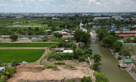 ขายที่ดิน - ที่ดินถมแล้วคลอง 7 ลำลูกกา พร้อมสำหรับปลูกสร้าง สร้างบ้านสวนติดคลอง สร้างโกดัง
