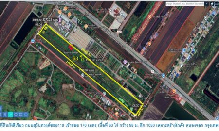 ขายที่ดิน - ขายถูกขายต่ำกว่าตลาด ที่ดินถนนสุวินวงศ์ ติดฮาราจูกุ เนื้อที่ 63-1-63 ไร่ เหมาะทำธุรกิจได้หลายอย่าง หนองจอก กรุงเทพฯ
