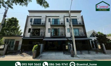 ขายทาวน์เฮาส์ - ทาวน์โฮม 3 ชั้น บ้านกลางเมือง ราชพฤกษ์-สาทร บ้านใหม่ สภาพดี แปลงหน้าสวน