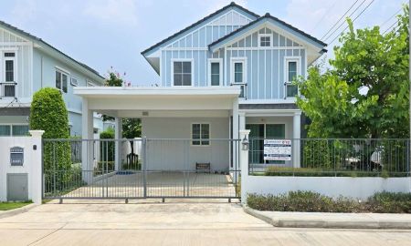 ขายบ้าน - ขายบ้านเดี่ยวมือสอง โครงการ วิลลาจจิโอ บางใหญ่ (Villaggio Bang Yai) เนื้อที่กว้างถึง 53.30 ตร.ว. ใกล้รถไฟฟ้าสายสีม่วงสถานีคลองบางไผ่