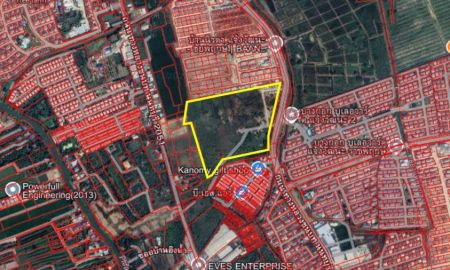 ขายที่ดิน - ขายที่ดินเปล่าติดถนนม.หอการค้า ใกล้รถไฟฟ้า