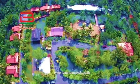 ขายที่ดิน - กิจการรีสอร์ท บ้านสวนในฝัน เนื้อที่ 5-1-23 ไร่ (ใกล้ตลาดน้ำท่าคา) ถนนโยธาธิการ สมุทรสาคร 2016 อ.เมือง จ.สมุทรสงคราม