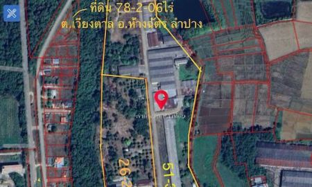 ขายที่ดิน - ขาย ที่ดินพร้อมสิ่งปลูกสร้าง 55 หลัง ติดไฮเวย์ลำปาง - เชียงใหม่ เหมาะสำหรับทำโรงงานอุตสาหกรรม