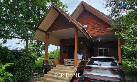 ขายบ้าน - ขายด่วน! บ้านสวนครึ่งปูนครึ่งไม้ 1 ชั้น โครงการเจ้าสำราญ เลค แอนด์ ฮิลล์ จ.เพชรบุรี