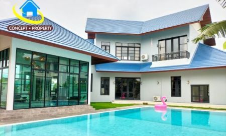 ขายบ้าน - ขายบ้านเดี่ยว pool villa 1 ไร่ ซอยศรีนครินทร์ 45 ประเวศ