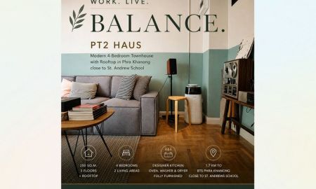 ขาย-ให้เช่าทาวน์เฮาส์ - Work Live Balance PT2 Haus ทาวน์เฮาส์โมเดิร์น 3 ชั้น 4 ห้องนอน พร้อมดาดฟ้า ในย่านพระโขนง