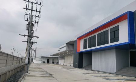 ให้เช่าโรงงาน / โกดัง - คลังสินค้าให้เช่ามีหลายขนาดเริ่มต้นที่ 3,936 -5,940 ตรม ผังสีม่วง ย่านบางนาตราด กม 23 บางเสาธง สมุทรปราการ
