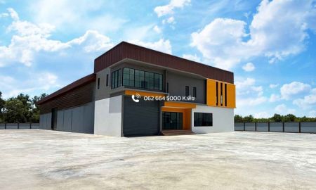 ให้เช่าโรงงาน / โกดัง - ให้เช่า โรงงาน/โกดังพร้อมสำนักงาน 1,120 ตร.ม. พื้นที่สีม่วง ขออนุญาต รง. ได้ ใกล้พอร์โต้โกท่าจีน พระราม2 มหาชัย สมุทรสาคร