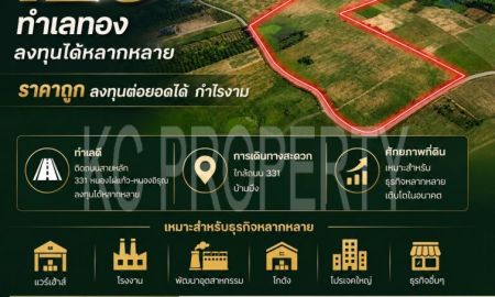 ขายที่ดิน - ทำเลศักยภาพโซนบ้านบึง หนองอิรุณ 125ไร่ ติดถนนคอนกรีตใหม่ รองรับอุตสาหกรรม EEC และโรงงาน