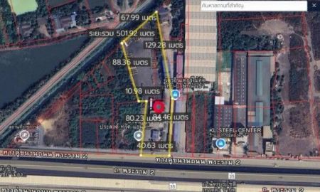 ขายที่ดิน - ขายที่ดินพระราม2 เนื้อที่ 5-1-36 ไร่ ที่ดิน ถม เเละเทพื้นคอนกรีต