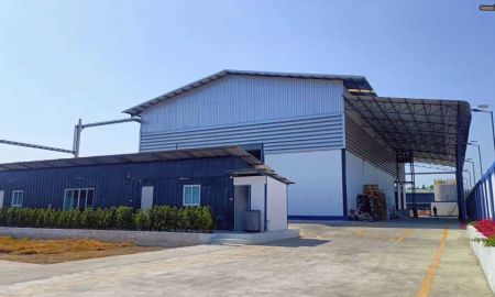 ขาย-ให้เช่าโรงงาน / โกดัง - ขาย / ให้เช่า โรงงานพร้อมใบ รง.4 ประเภท 42 (ผลิตวัสดุเคมี) ผังชมพู ตรงข้ามนิคมอุตสาหกรรมท่าจีน