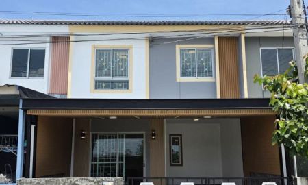 ขายทาวน์เฮาส์ - ทาวน์เฮาส์ พร้อมอยู่ บ้านพฤกษา 106/1 บางปู-ตำหรุ ฟรีโอน หน้าบ้านไม่ชนใคร
