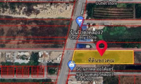 ให้เช่าที่ดิน - ให้เช่าถูกมาก!! ที่ดินลานเชิงพาณิชย์ 3ไร่กว่า ติดถนนใหญ่ ลำลูกกา คลอง 7 พร้อมใช้งาน ใกล้ตลาดชัชวาล ปั๊มปตท.