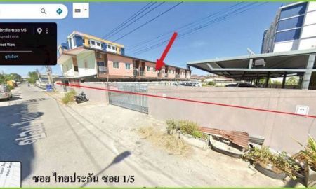 ขายที่ดิน - ขายต่ำกว่าราคาตลาด ที่ดินถมแล้ว เทพื้นสูงหลังคา ( เช่าจอดรถ ) ซอยไทยประกัน 5/1 ต.บางเสาธง