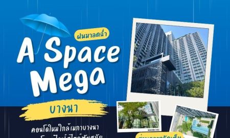 ให้เช่าคอนโด - ให้เช่าคอนโด A Space Mega 1 บางนา แต่งครบ พร้อมเครื่องใช้ไฟฟ้า เข้าอยู่ได้ทันที