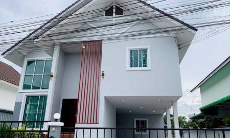 ให้เช่าบ้าน - ให้เช่าบ้านเดี่ยว 2 ชั้น พร้อมเข้าอยู่ ทำเลใจกลางบ่อวิน สะพานสี่ เยื้อง DOHOME