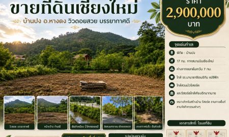 ขายที่ดิน - ขายที่ดินเชียงใหม่ เหมาะสำหรับสร้างบ้าน รีสอร์ต ลานกางเต้นท์ ลานจัดกิจกรรมต่างๆ