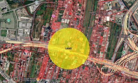 ขายที่ดิน - ขายที่ดินเปล่าติดถนนพระราม 9 ย่านธุรกิจ เหมาะสำหรับทำที่อยู่อาศัย ทำออฟฟิศ ทำเลดีมาก