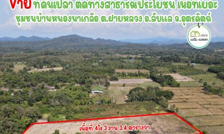 ขายที่ดิน - ที่ดิน ตารางวาละ500บาท ติดทางสารธารณประโยชน์ใกล้โรงพยาบาลลับแล ที่โฉนดพร้อมโอน