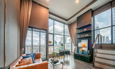 ขายคอนโด - ขาย Knights Bridge Space rama9 Condo ห้อง Duplex ตกแต่งสวยพร้อมเฟอร์นิเจอร์ ใกล้MRTพระราม9